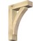 Ekena Millwork Thorton Block Rough Sawn Bracket w/ Offset Brace, Douglas Fir, 6"W x 20"D x 28"H BKT0604X20X28THR05RDF - alternate 1